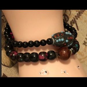 🟦SALE 5️⃣0️⃣% off🟦 
Boho bracelet bundle of 2 bracelets NWOT